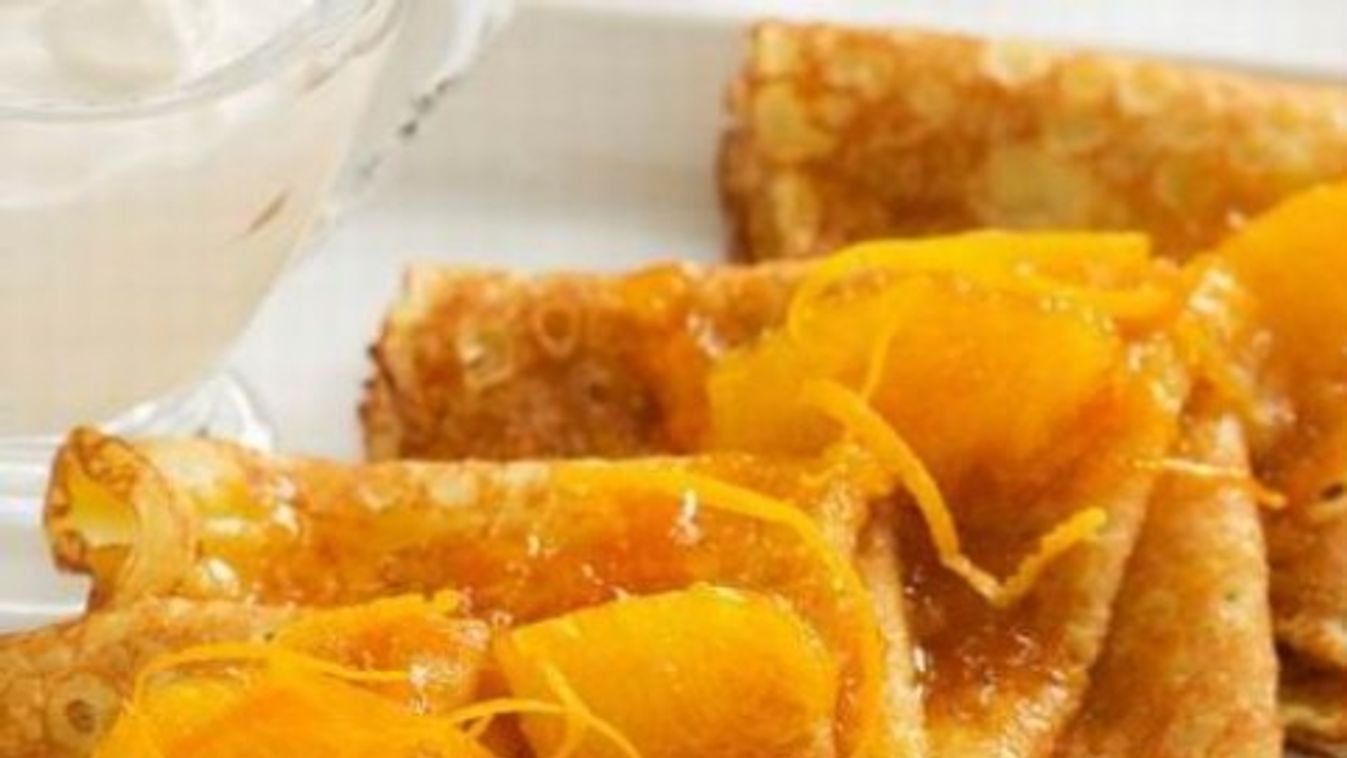 Crepes Suzette (francia narancsos palacsinta)