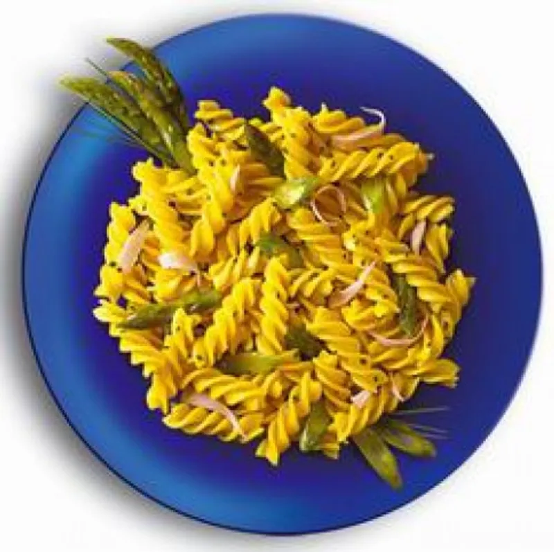 Fusilli spárgával és sonkával