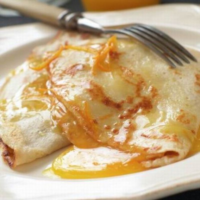 Crepes Suzette (francia likőrös palacsinta)