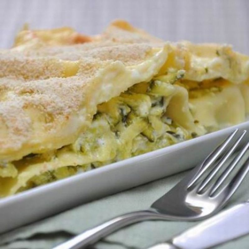 Spenótos-ricottás (legényfogó) lasagne