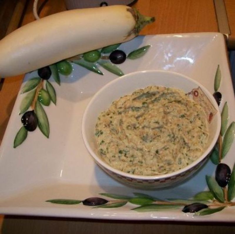 Baba ghanoush - fehér padlizsánból