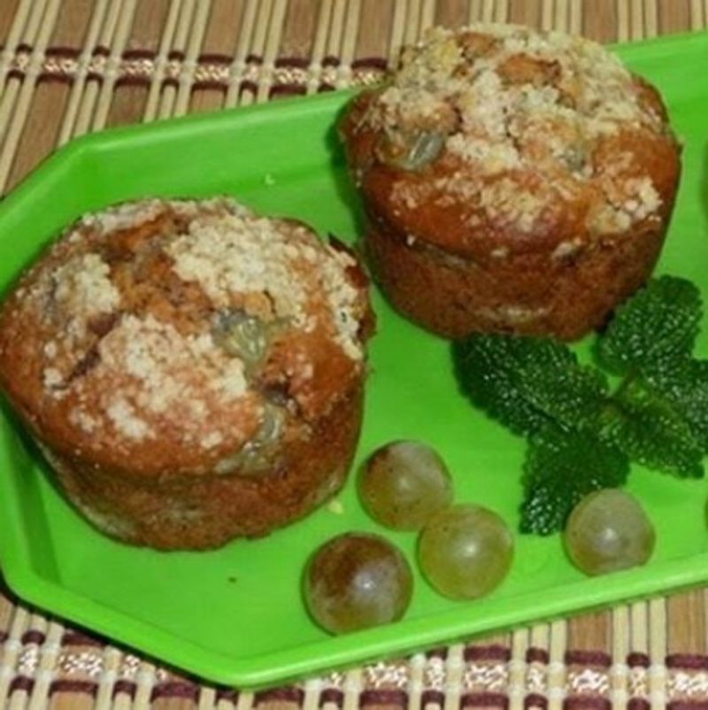 Muffin szőlővel