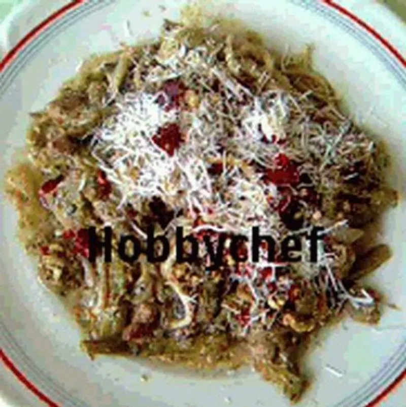 Sonkás-spárgás spagetti