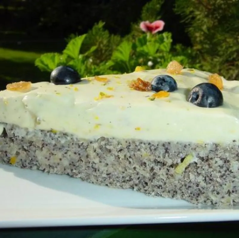 Máktorta citrusos mascarpone krémmel