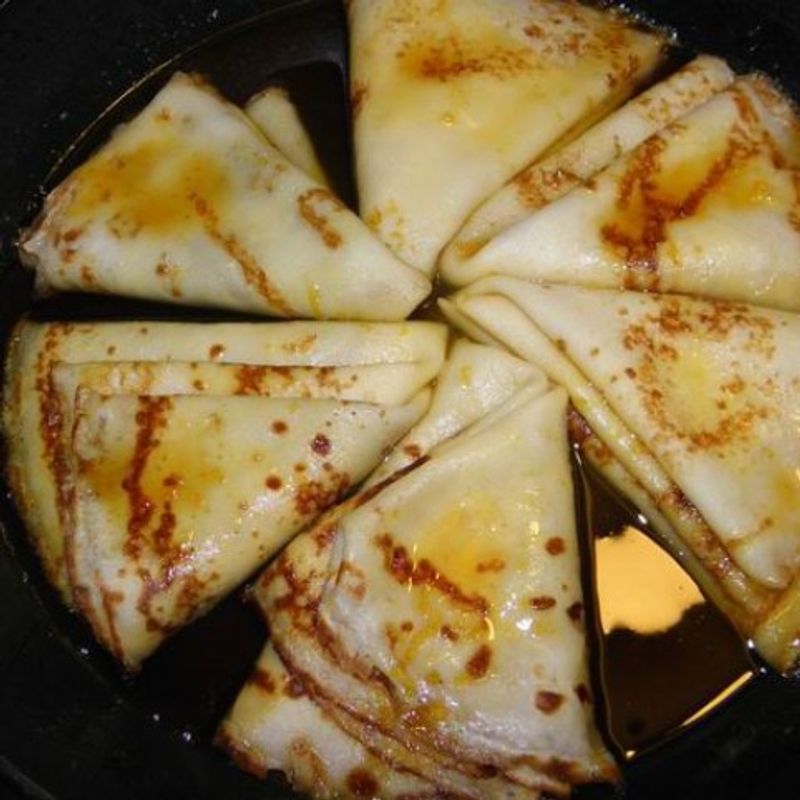 Francia palacsinta (Crepes Suzette)