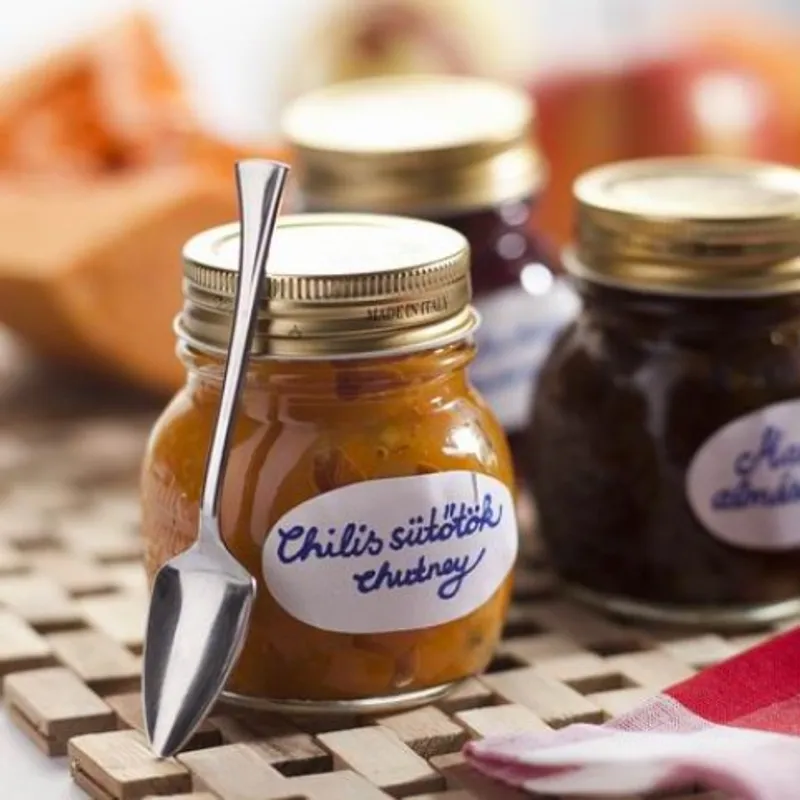 Almás, sütőtökös, céklás chutney