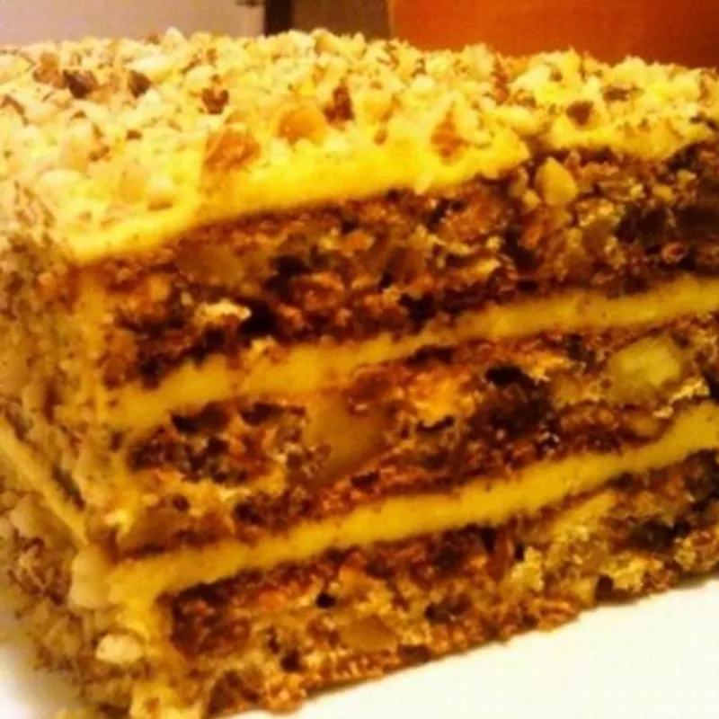 Splitska torta (horvát diós-krémes süti)