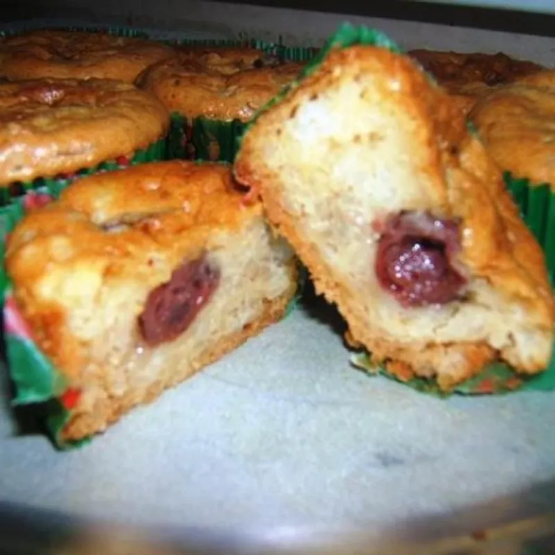 Gyümölcsrizses muffin