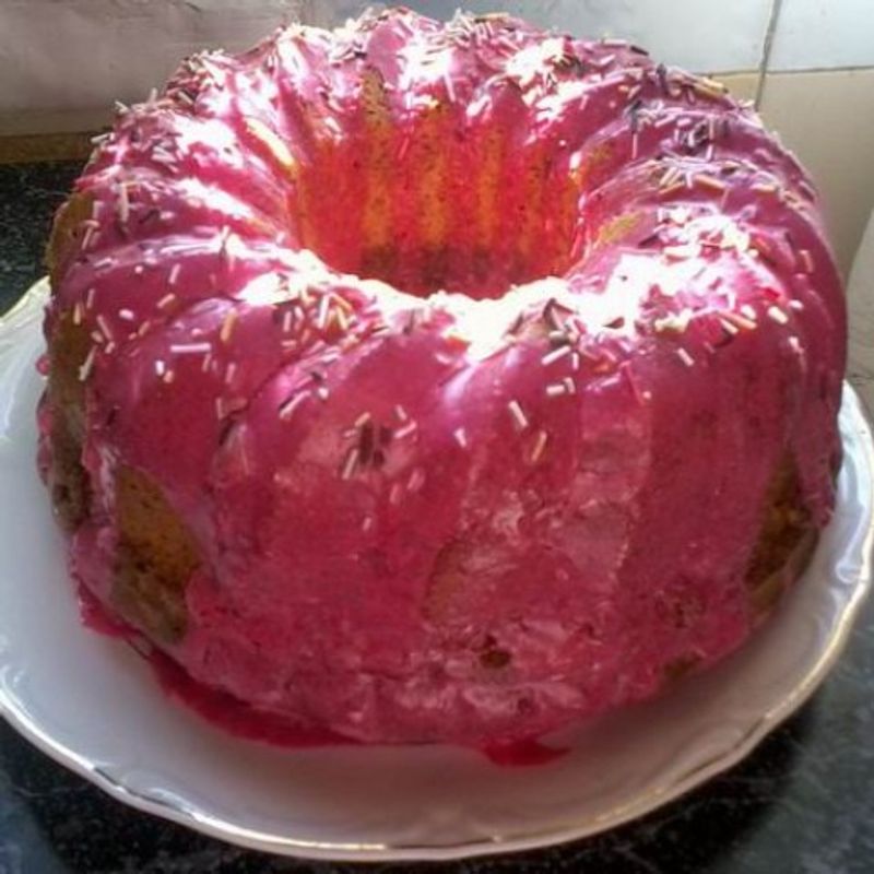 Pink kuglóftorta