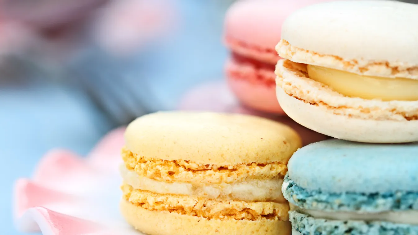 Macaron gyömbéres tejcsokoládékrémmel