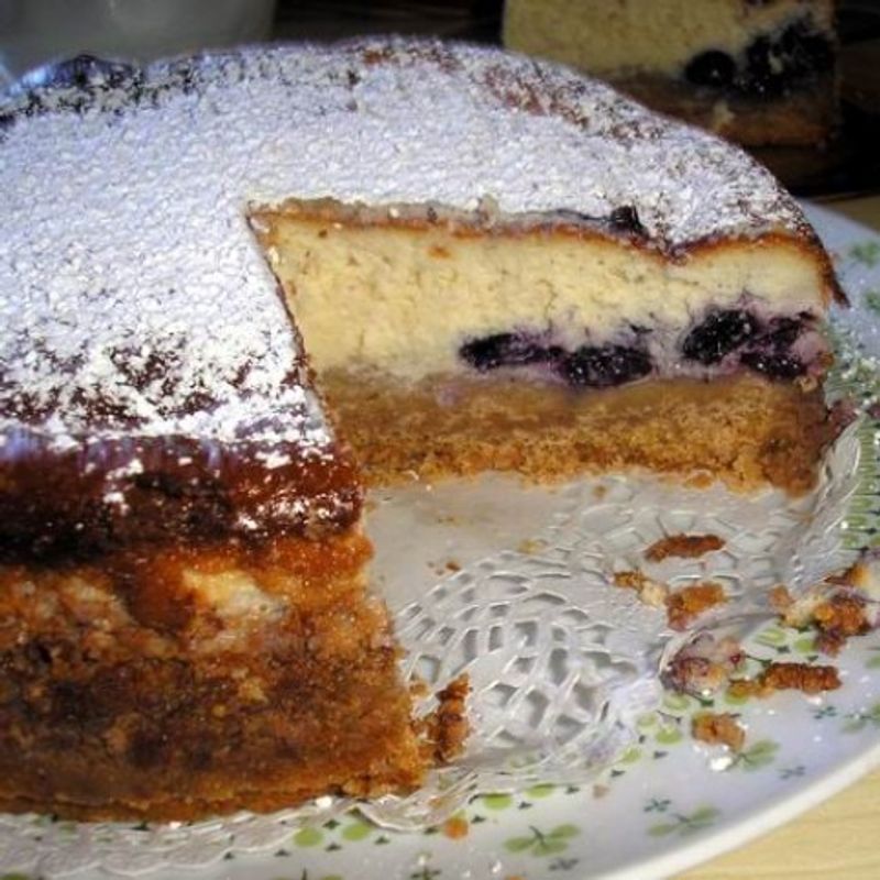 Áfonyás sajtkrémtorta