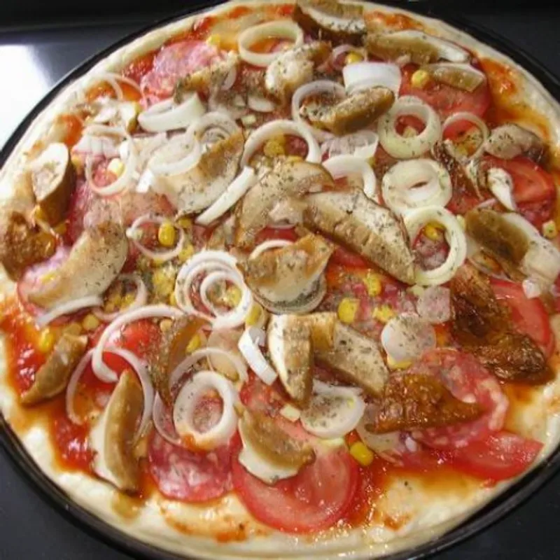 Vargányás pizza