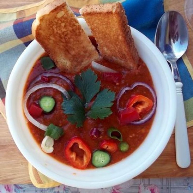 Andalúz gazpacho