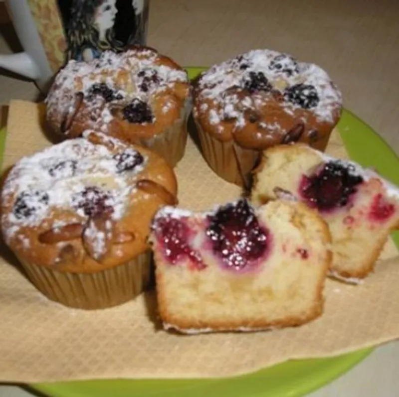 Szedres muffin marcipánnal