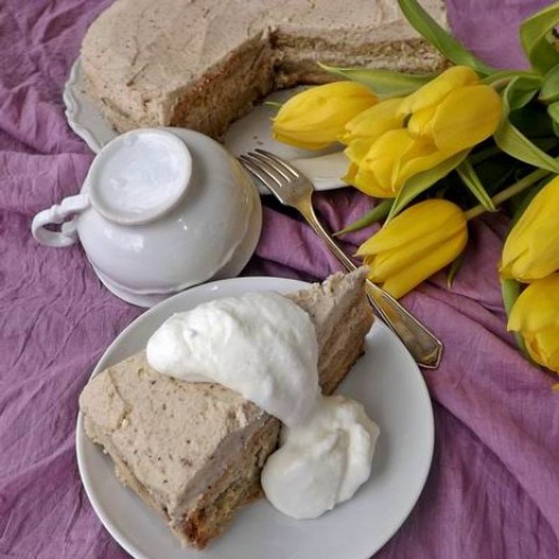 Mascarponés-gesztenyekrémes torta