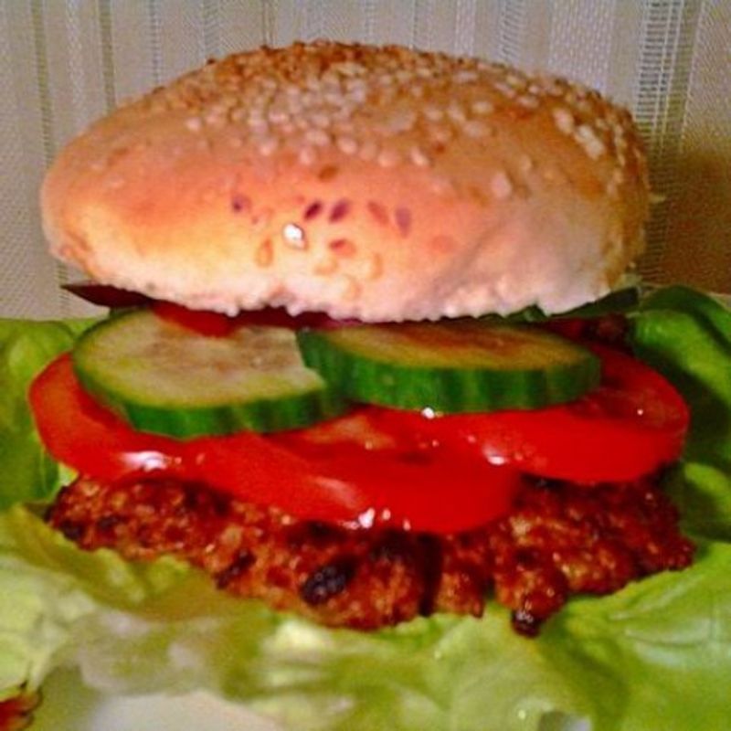 Hamburger pulykahússal