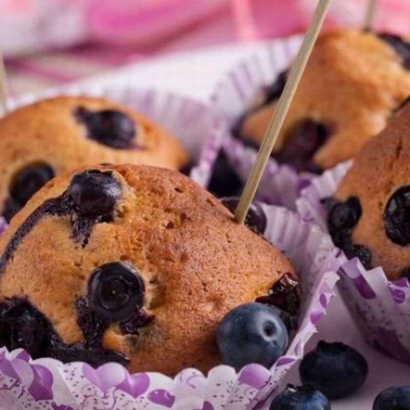 Áfonyás muffin (gluténmentes)