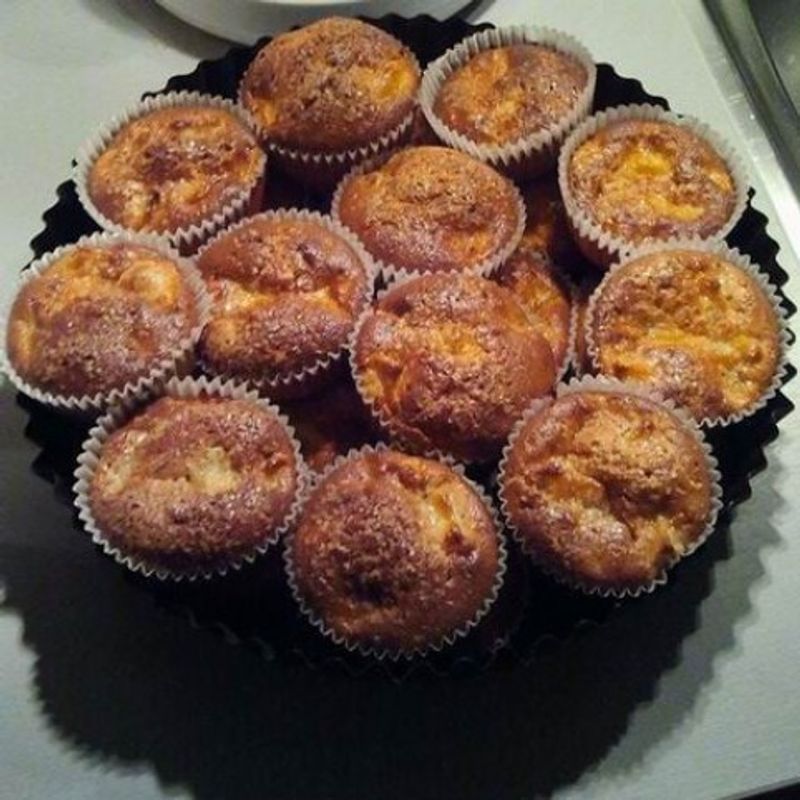 Bögrés almás muffin