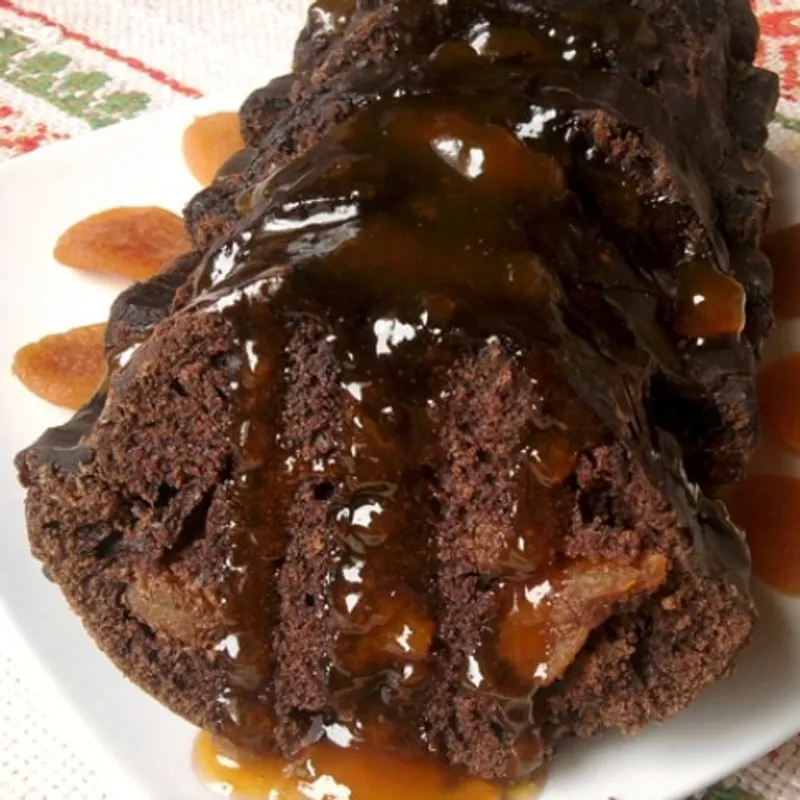 Sárgabarackos brownie