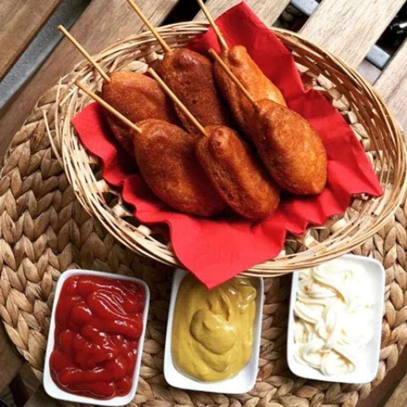 Chilis-mézes corn dog - glutén és laktózmentes