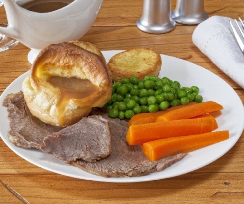 Marhasült yorkshire pudinggal