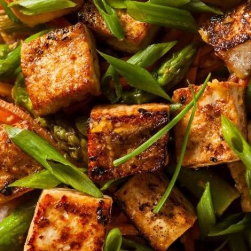 Fűszeres sült tofu