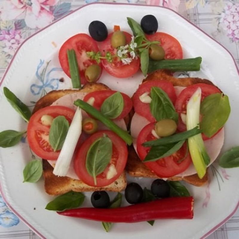 Bruschetta pizzasonkával