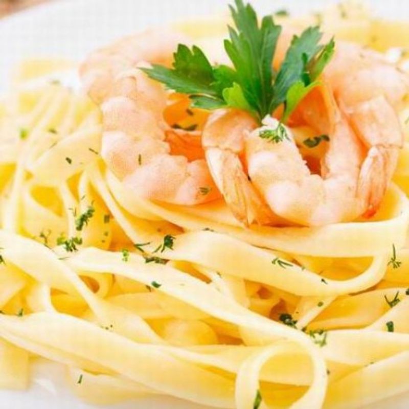 Garnélarákos tagliatelle