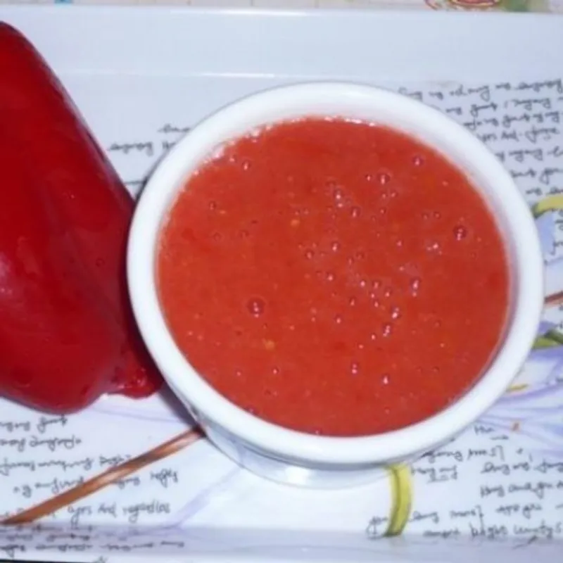 Hideg paradicsomleves (Gazpacho)