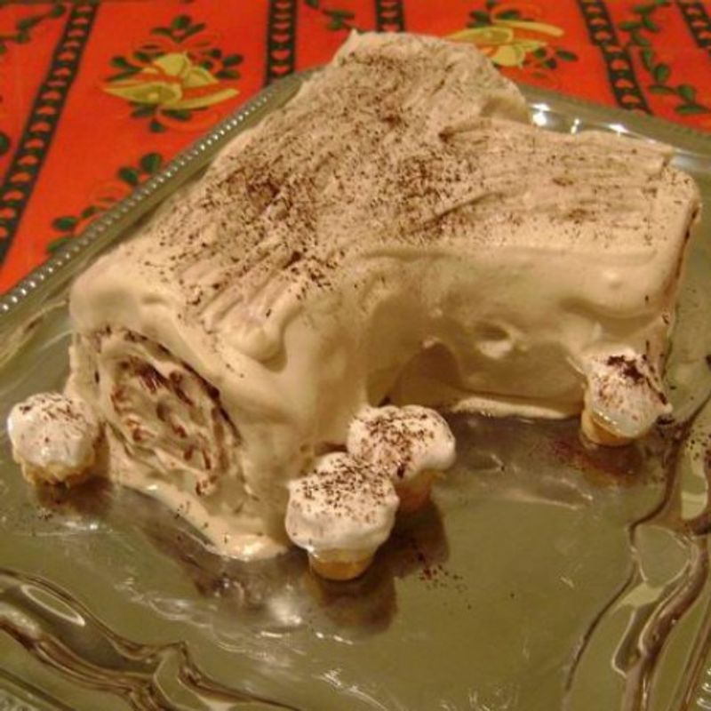 B&ucirc;che de Noël (fatörzs torta)