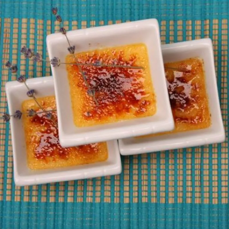 Levendulás creme brulée 