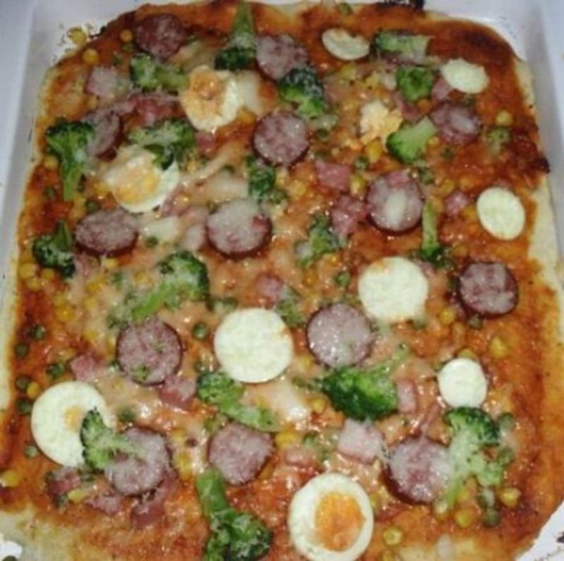 Vékony pizza 