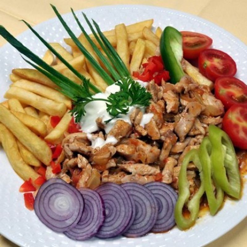 Serpenyős gyros