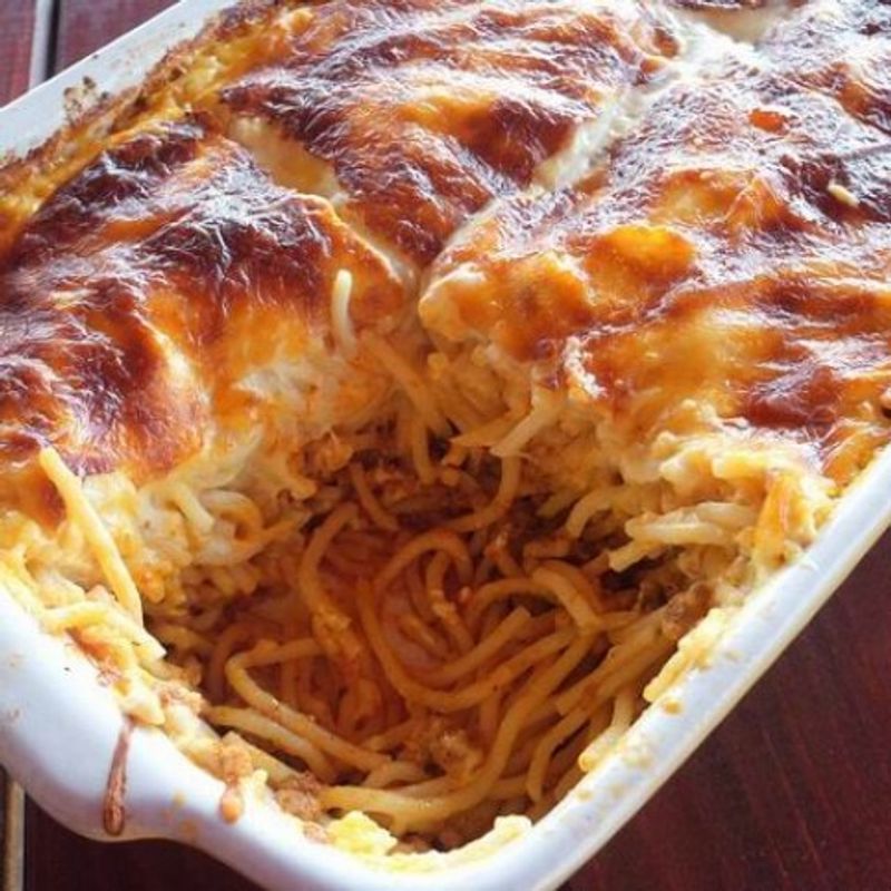 Pastitsio (Görög makaróni sajtszósszal)