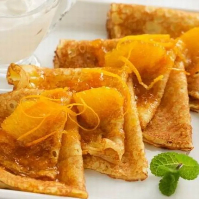 Crepes Suzette (francia narancsos palacsinta)