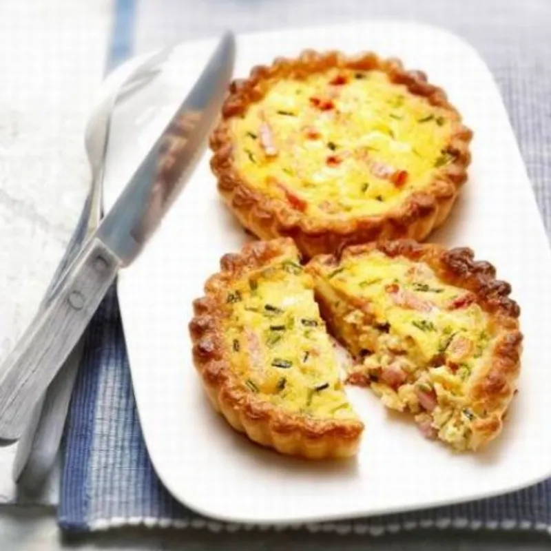 Csirkés quiche