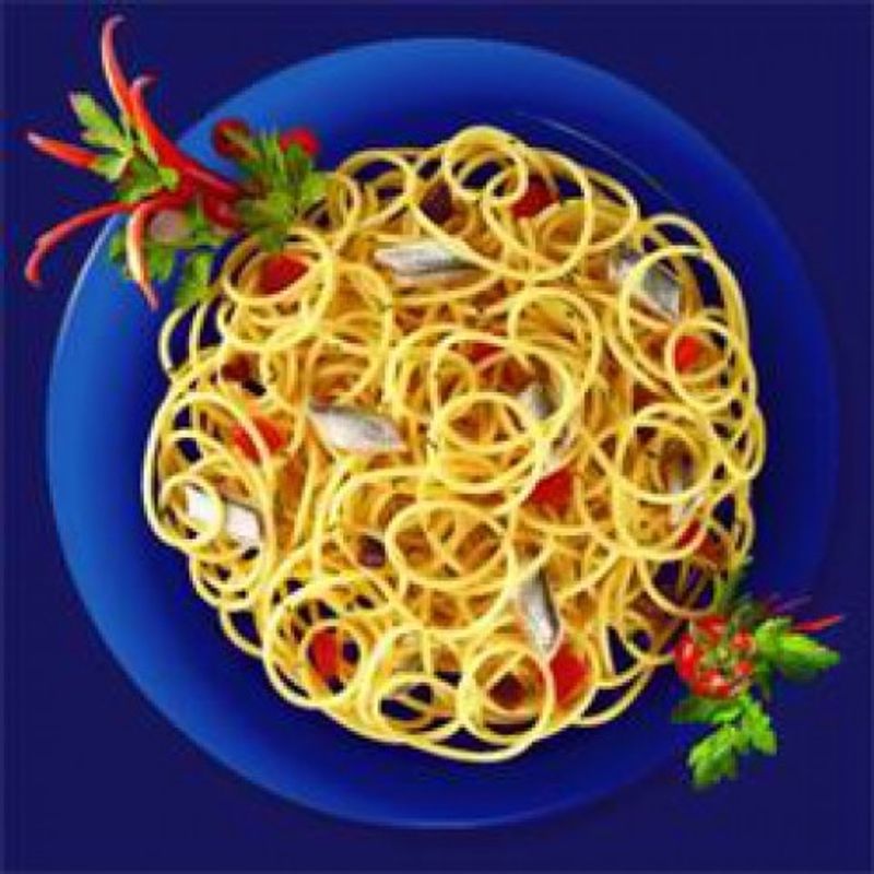 Szardellás Spaghetti