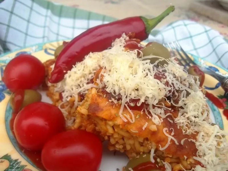 Csőben sült bolognai spagetti vörösborral