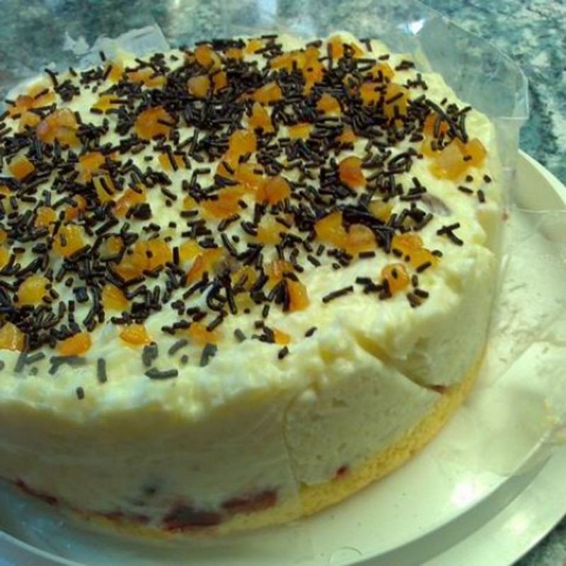 Gyümölcsrizses torta