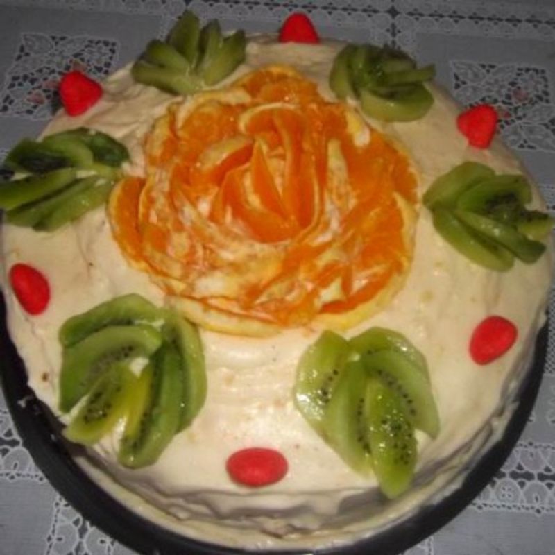 Narancskrémes torta II.