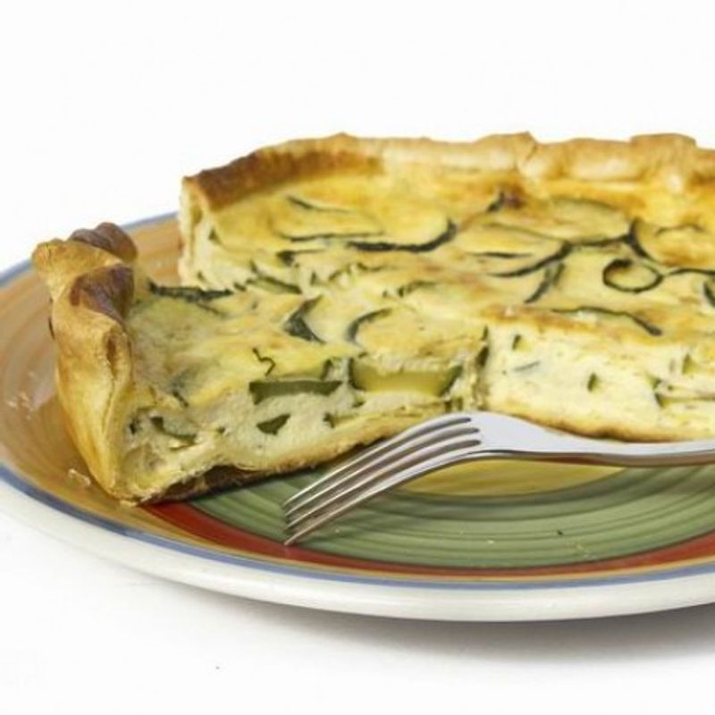 Cukkinis quiche