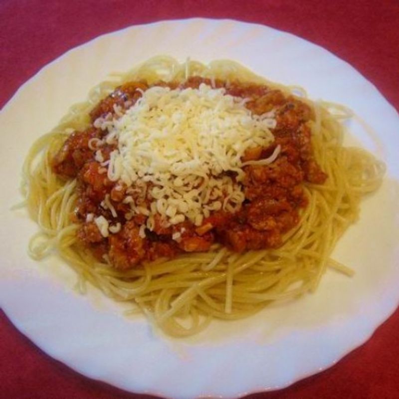 Bolognai ragu spagettivel