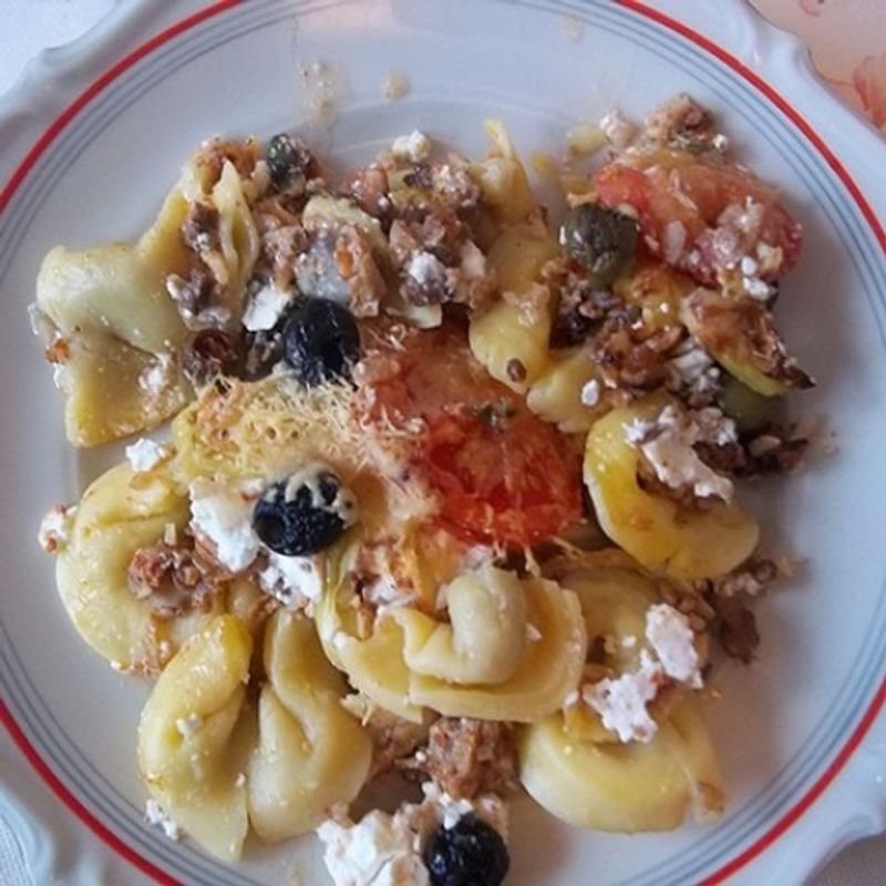 Egyszerű vacsora a hét végére - Rakott gombás tortellini