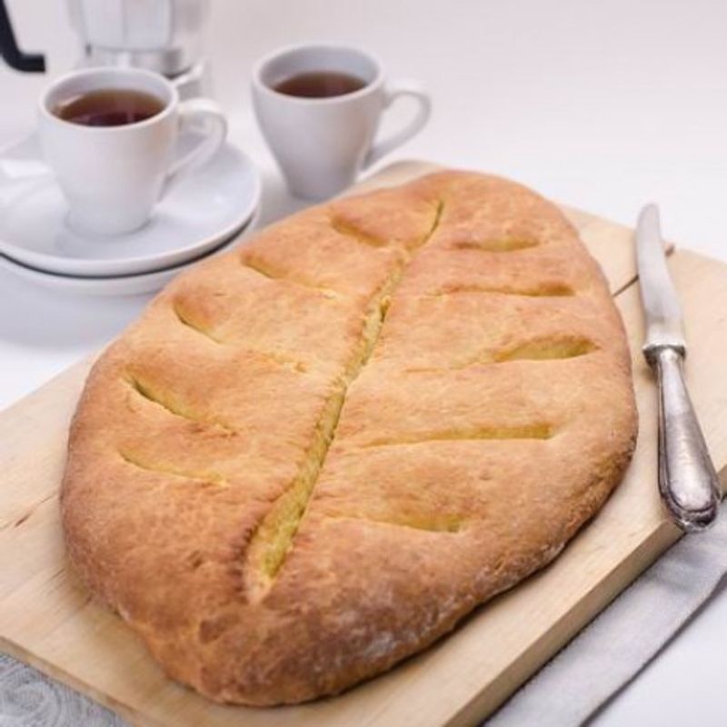 Édes fougasse (provence-i levél alakú kenyér)