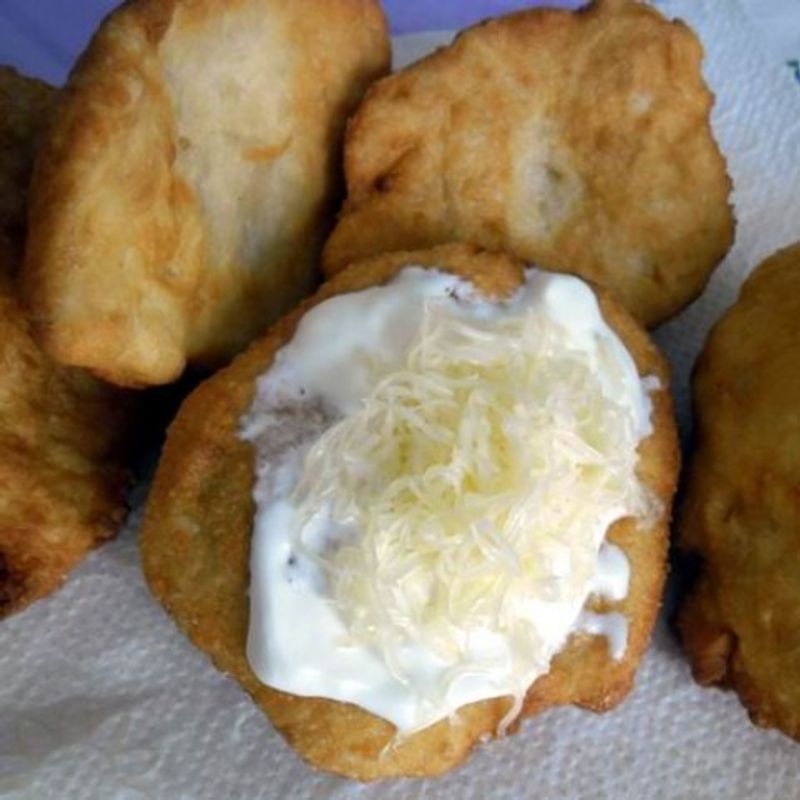 Kefires hűtős lángos