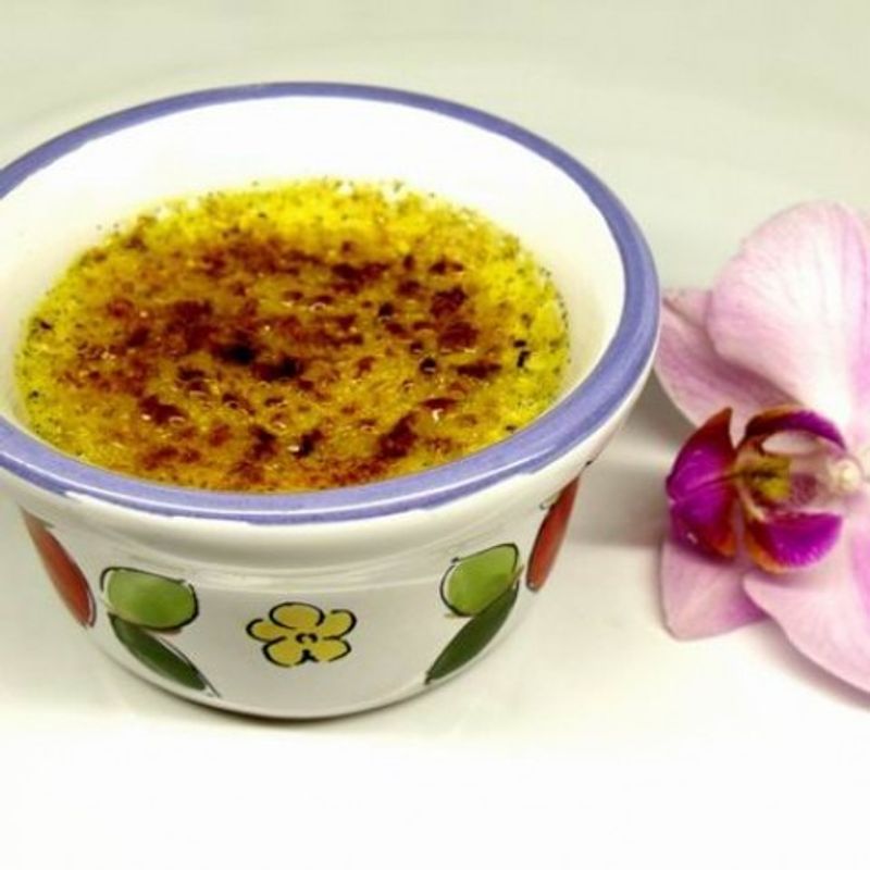 Marcipános creme brulée