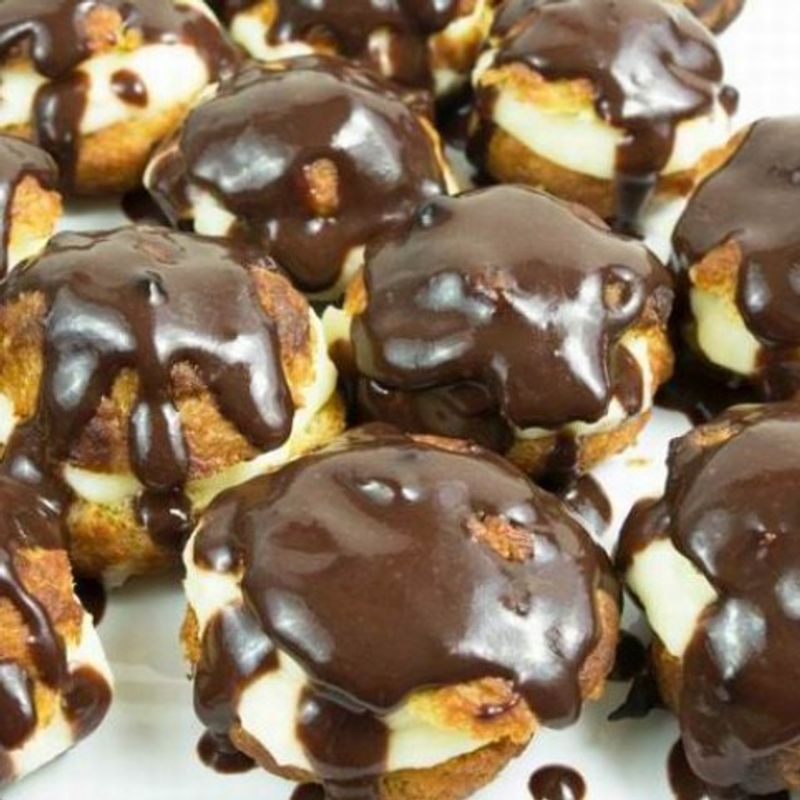 Csokoládés profiterol