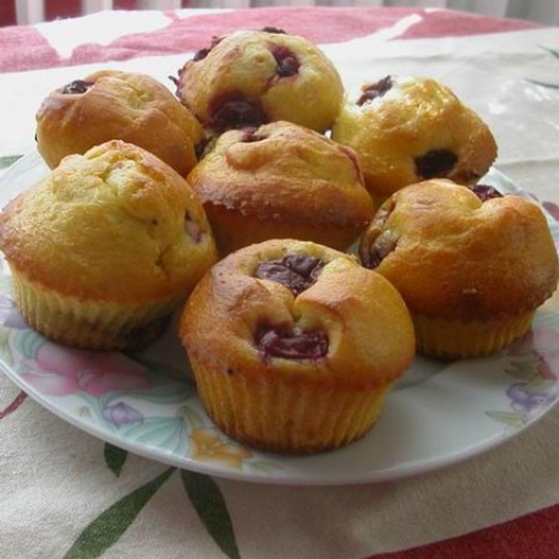 Meggyes muffin (gluténmentes) 