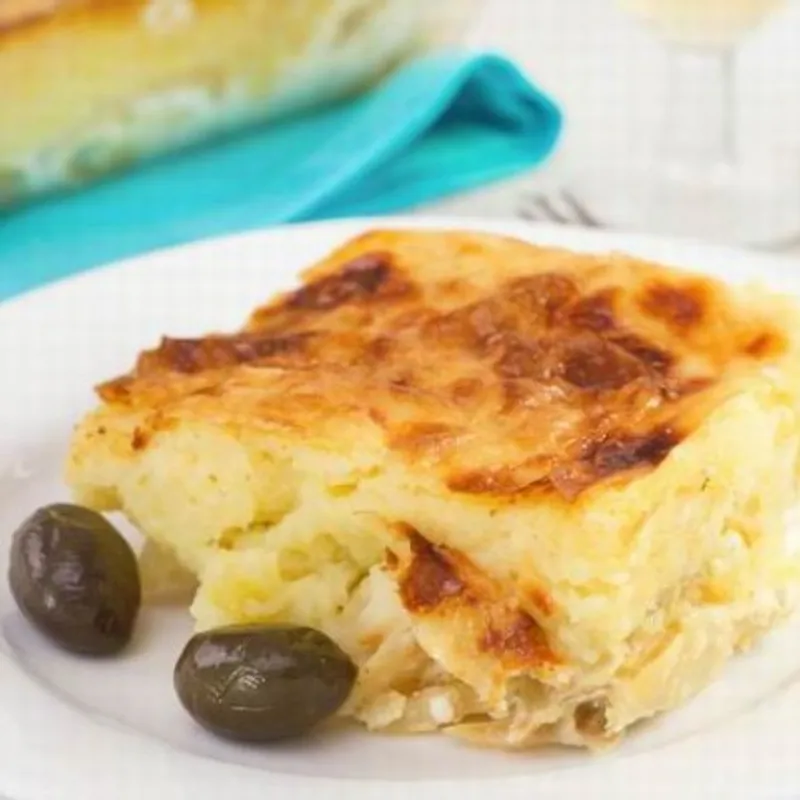 Portugál tőkehalas különlegesség (bacalhau com natas)