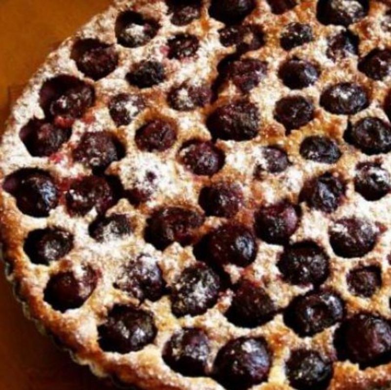 Meggyes clafoutis (tejes pite)